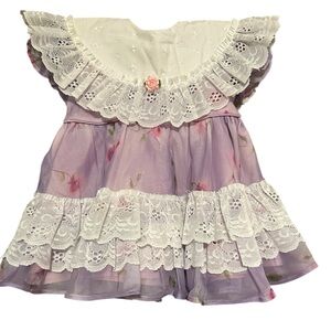 Lavender Floral Dress